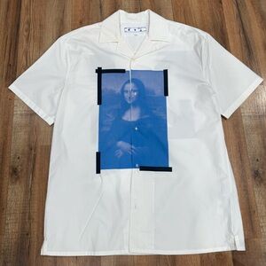 Rare Off-White Mona Lisa Holiday Shirt